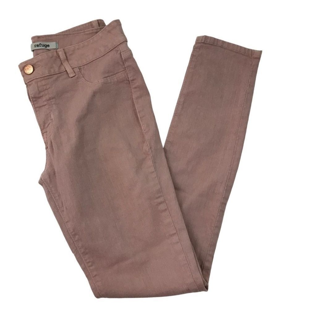 ‎Refuge mauve skinny jeans